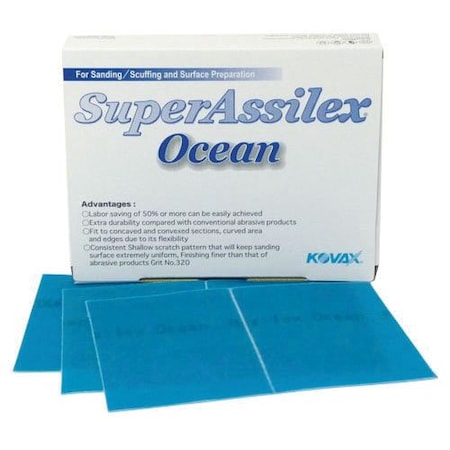 Eagle Abrasives Super Assilex Sheets - Ocean 3605, 25PK 191-1515